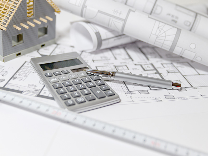Baupläne und Taschenrechner