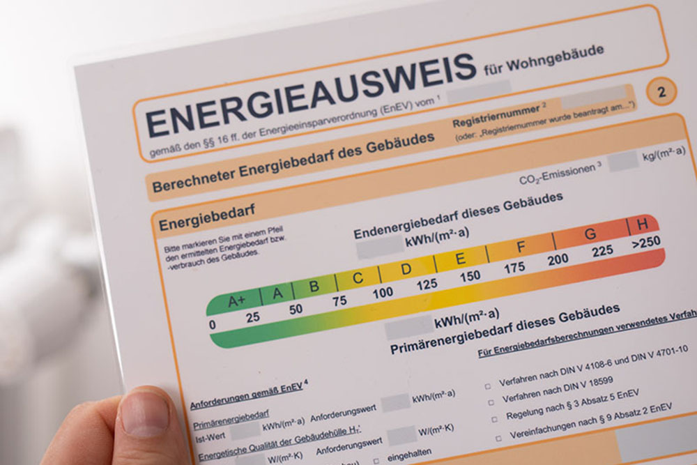 Energieausweis für Wohngebäude