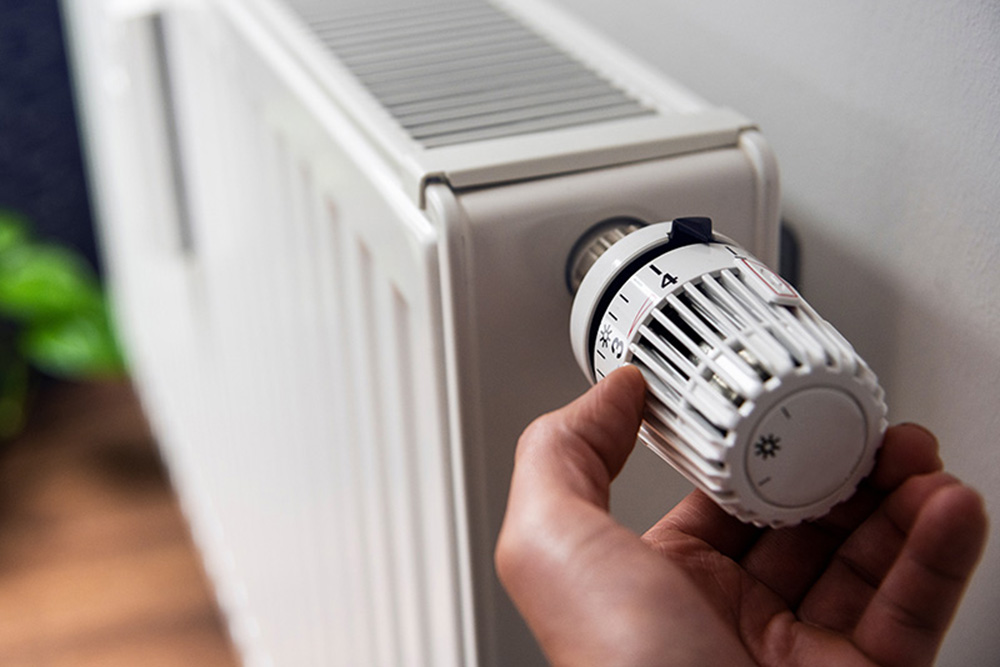 Heizung wird aufgedreht