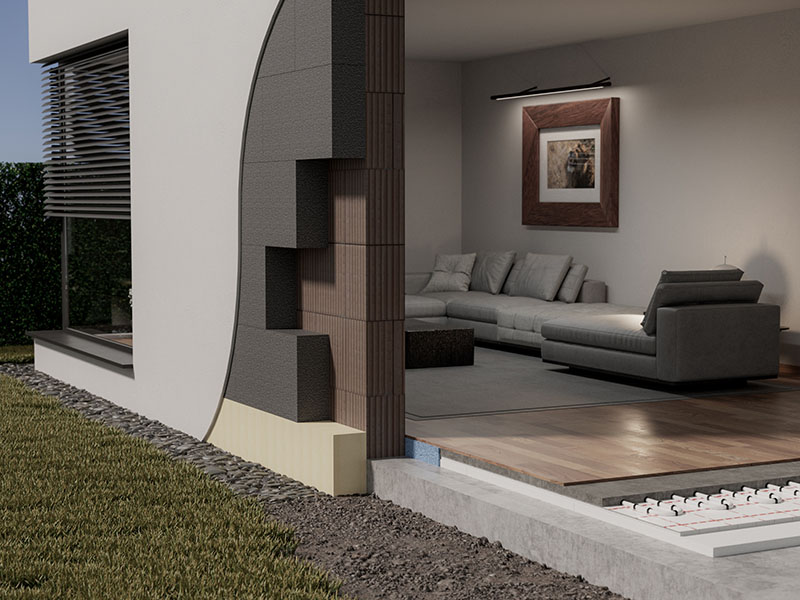 Altbau mit hohen Fenstern und alten Heizkörpern