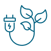 Icon grüner Strom